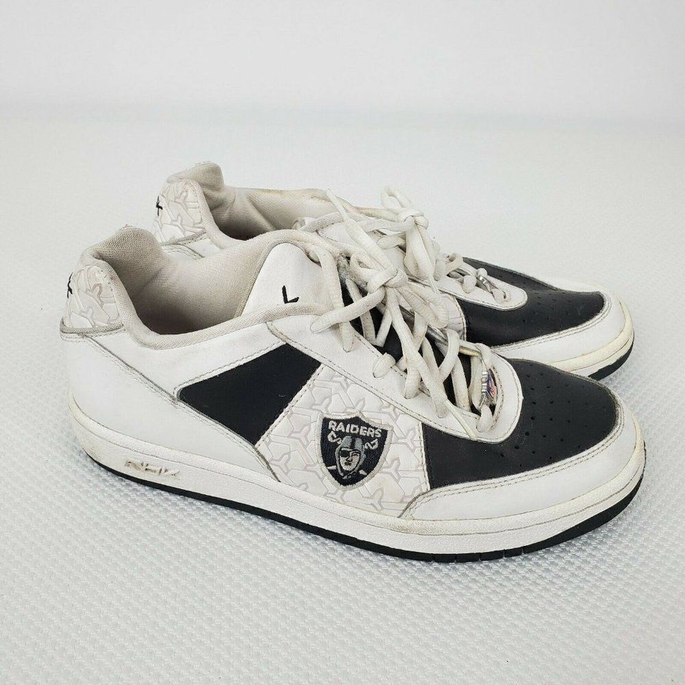 Vintage 90s NFL Raiders Reebok Sneakers Womens 5.5